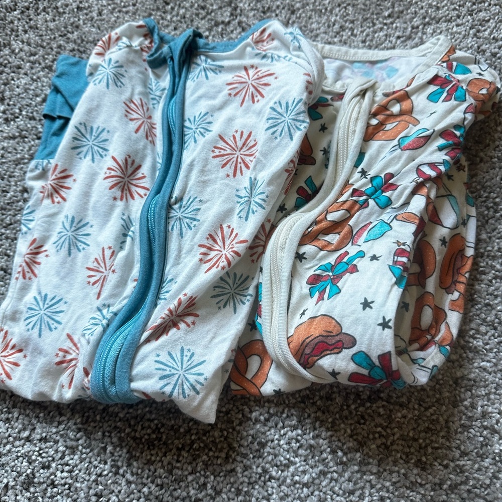 Little One Bamboo with Fun Summer Prints (July 4th)